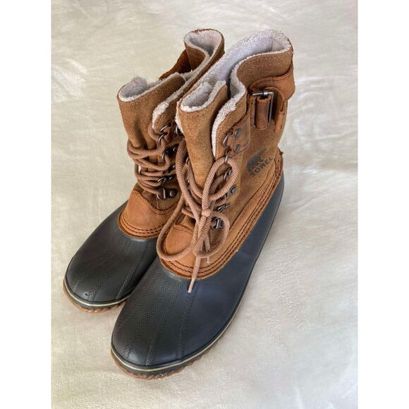 Sorel | Women's Winter Fancy Lace II Mid Calf Boot, Genuine Leather | 10.5 - Picture 9 of 11